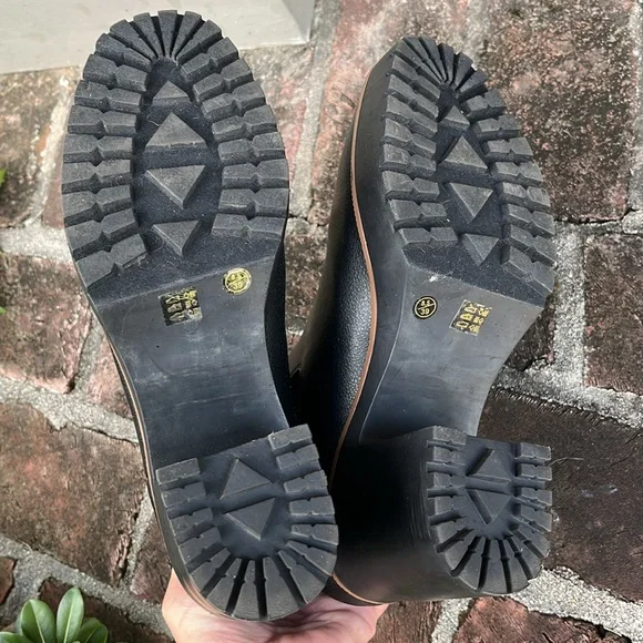 Chinese laundry Black Leather booties Size 8.5 - Picture 7 of 9